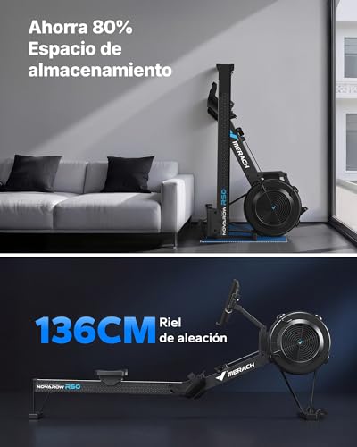 MERACH Vogatore Casa Resistenza Aria 10 Livelli con App - 9