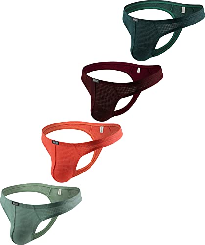 iKingsky Men's Stretch Thong Underwear Soft T-back Mens Under Panties