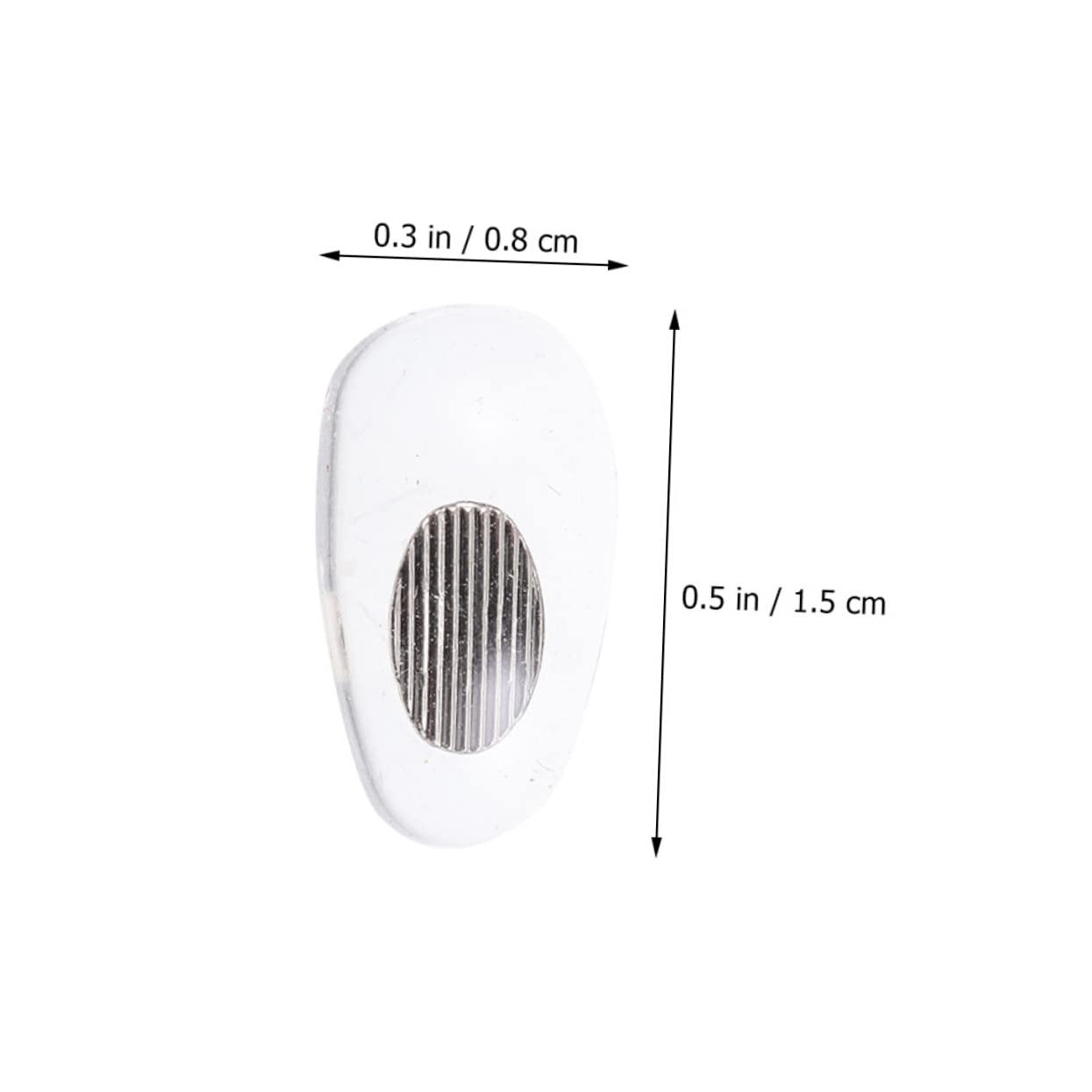 Didiseaon 3 Juegos De Almohadillas Nasales De Repuesto De Silicona Suave Para Gafas - Diseño De 15 Pares X 3