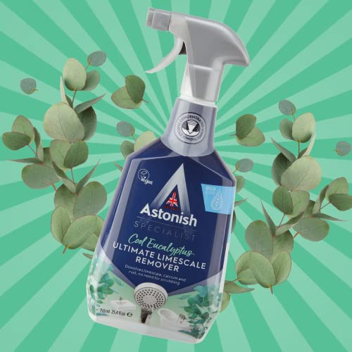 Image of Astonish Specialist Lime Blast Limescale Remover, 750ml | Dissolves Limescale, Rust, & Calcium Deposits Effortlessly | No Scrubbing Needed | Powerful & Effective Cleaning | Hard Water Stain Remover