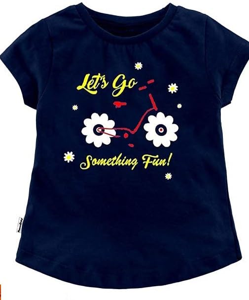 NammaBaby Girls' Cotton T-Shirt (Multi-Colored, Pack of 3) (2-3 Years, Girls-Tshirt-PACK3) - Image 9 thumbnail