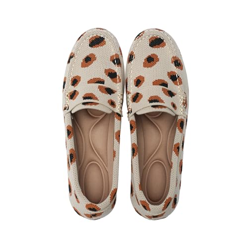 Image of feabtonbd Loafers for Women Comfortable Breathable ShoeCasual Slip On Womens Driving Flats Shoes