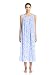 Eileen West Women's Sleeveless Built up Cotton Lawn Long Nightgown