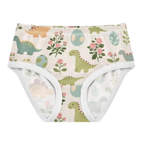 Girls' Underwear Dinosaur Dino Toddle Brief Panties 2-8 Years 20300693