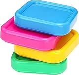 3Pcs Square Magnetic Pin Cushion,Anti-Loss Plastic Sewing Pins Holder for Quilting DIY Projects,Sewing Accessories, Craft Tool Organizer with Magnetic Base (Random Colors)