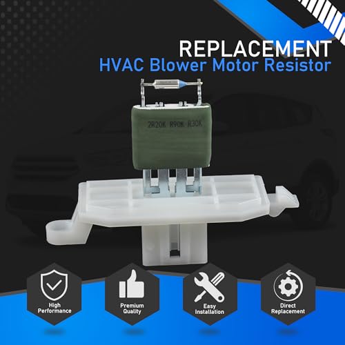 YzusGomumu HVAC Blower Motor Resistor Compatible with 2013-2018 Ford Fiesta Escape 2014-2018 Ford Focus Transit Connect 2015-2018 Ford Transit 150 250 350 350HD Replaces AV1Z18591A 984-583 RU827