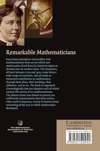 Remarkable Mathematicians: From Euler to von Neumann (The Spectrum Series) - Image 2