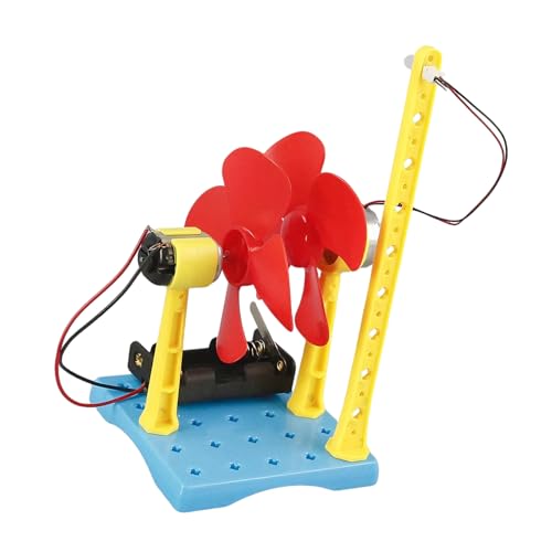 Kit de construction de modèle d'énergie éolienne pour enfants avec assemblage simple fait à la main