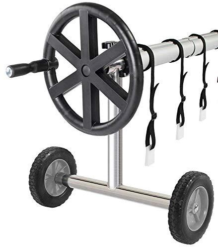 Sun2Solar 21' Wide Stainless Steel Solar Cover Reel | Works with 8-Mil