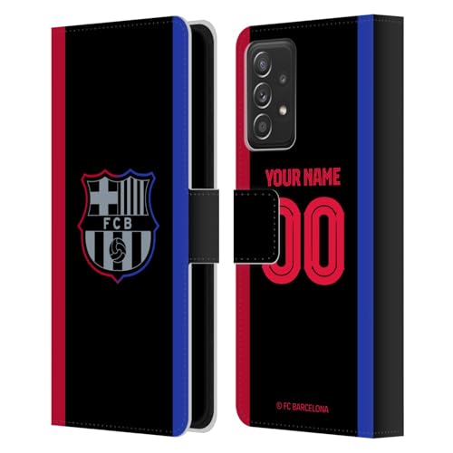 Étui portefeuille Galaxy A52 personnalisé avec le maillot FC Barcelona
