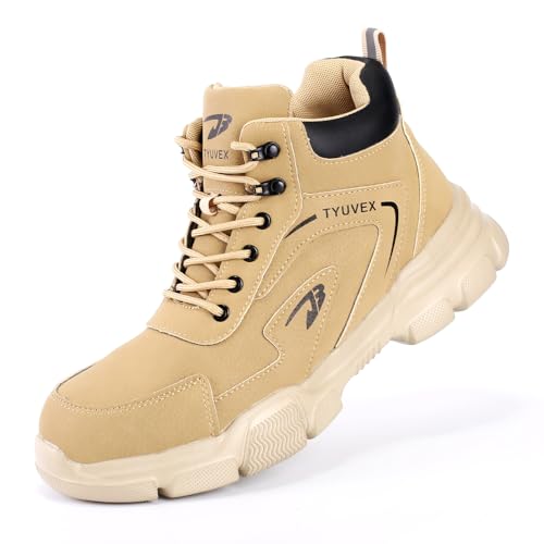 TYUVEX Botas de seguridad para hombre y mujer, botas de...