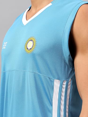 Image of Vector X VBB-100 Men's Sleeveless Basketball Volleyball Football Team Jersey and Shorts Set Combo, Breathable Moisture-Wicking Unisex Sports Active Wear Active Wear for Running Training Men Women