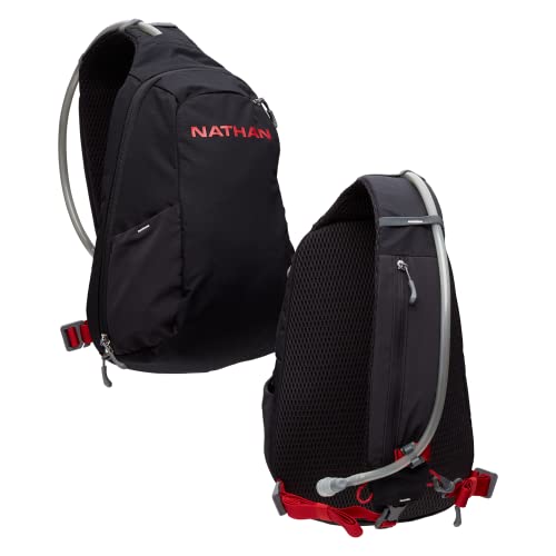 Nathan Limitless 8L Hydration Sling, Two Side Pockets & Small Zipper Stash Pocket for Essential Storage, Breathable & Moisture Wicking