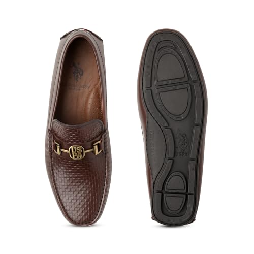 Image of U.S. Polo ASSN. Men Leather Driving Shoe