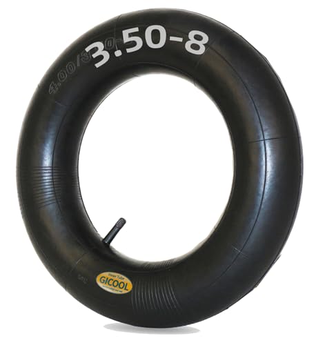 GICOOL 3.50-8 Inner Tube Replacement Pneumatic Wheelbarrow Tube Heavy-Duty Inner Tube with TR-13 Valve Stem for Wheelbarrow Garden Carts Wagons
