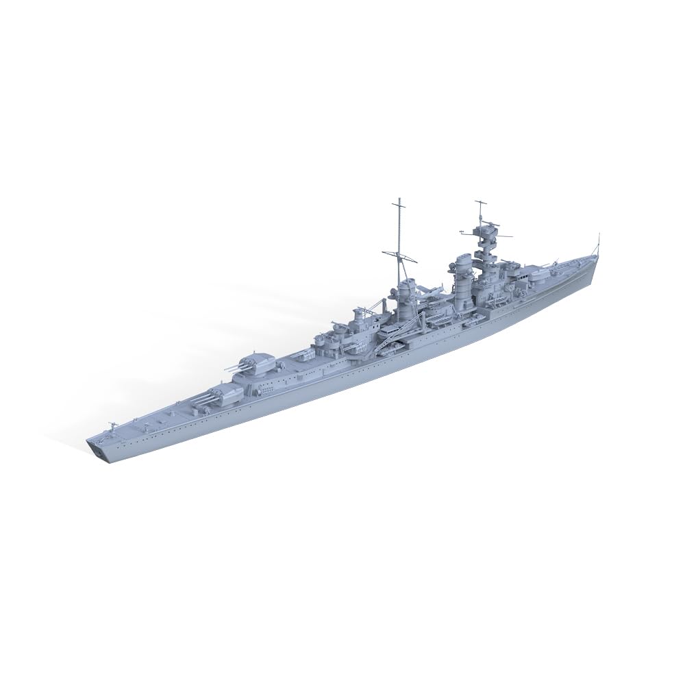 MRY-SFW SSC300563-A 1/300 zestaw do budowy modelu wojskowego, niemiecki lekki krążownik Karlsruhe z segmentowym kadłubem