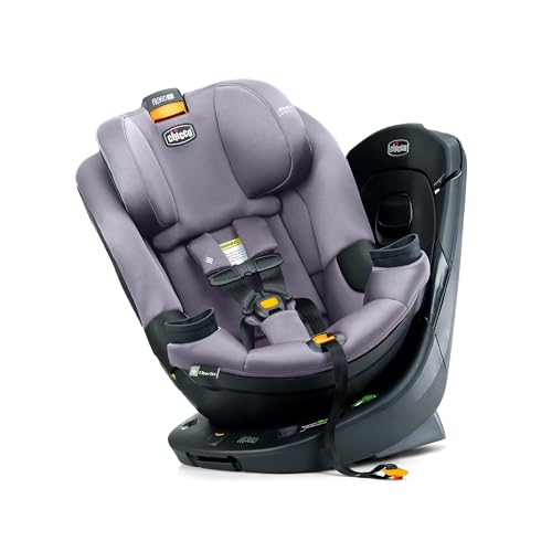 Image of Chicco Fit360 SE ClearTex Rotating Convertible Toddler Car Seat with 360 Degree Rotation for Rear-Facing and Forward-Facing Usage (No Infant Insert Included) | Lupine /Purple