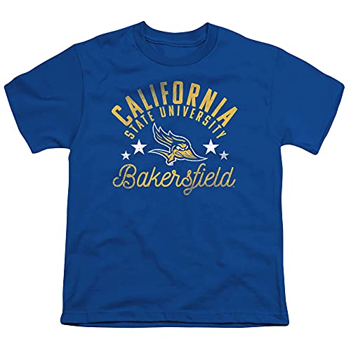 California State University Bakersfield Official Roadrunners Unisex Youth T Shirt,Royal Blue, Large