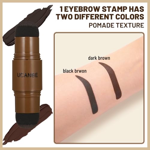 Ucanbe SMSTUB100_01020304 25Pcs Eyebrow Stamp Stencil Kit thumb #2