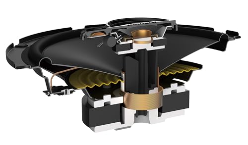 Image of PIONEER A-Series Standard TS-A1671F 6.5 inch 3-Way Speakers (Pair) - 320W Max, Balanced Sound + Smooth Treble, Enhanced Bass, Ideal Factory Upgrade, Installation Adaptors Included