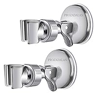 Duschkopfhalterung Mit Saugnapf - 360° Drehbar, Ohne Bohren Für Fliesen & Glas