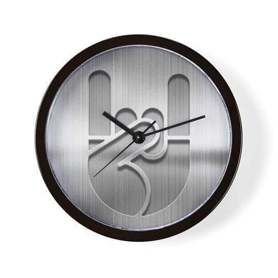 Reloj de pared analógico CafePress de 9.5 pulgadas miniatura 1
