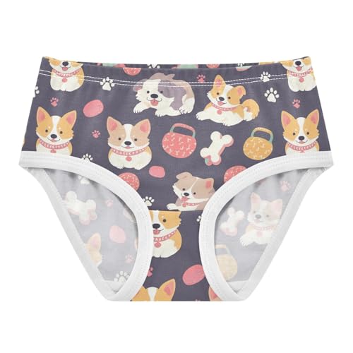 Wusikd Cute Cats Girls' Underwear Cotton Butterflies Girls Briefs Soft Toddler Underwear 2T