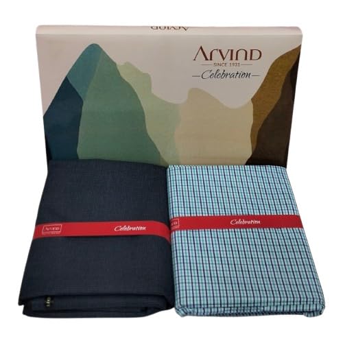 Celebration Unstitched Shirt & Trouser Fabric Combo for Men | Premium Formal Dress Material Set | Tailoring Fabric Collection | Gift Pack (Multicolor)-image-18