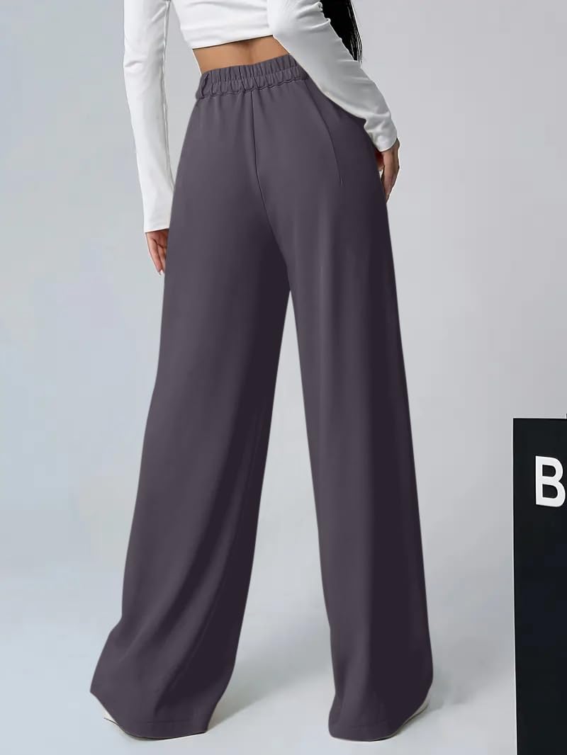 GRECIILOOKS Pantalones de mujer, cintura alta, estilo coreano, pantalones formales para mujer, pantalones deportivos elegantes para oficina y eventos