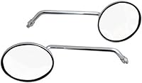 Vista 1 de Espejos laterales para Ducati - Espejos retrovisores de motocicleta, espejos redondos para motocicleta, 2 piezas de vástago largo para motocicleta