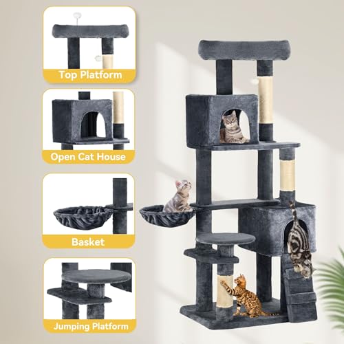 Torre para gatos de 70.8 in para interior miniatura 3