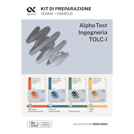 Alpha Test Ingegneria TOLC-I - Kit di preparazione