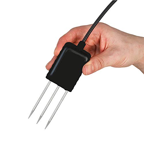 UbiBot RS485 Sensor de temperatura y humedad del suelo, sonda de suelo inoxidable para invernadero, jardín, granja (conector de audio, para dispositivo GS1) Cover