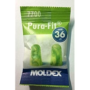 Oordopjes Moldex Pura Fit 7700, 25 paar + opbergdoos 3M, SNR = 36 db, gehoorbescherming, wadle-shop ®