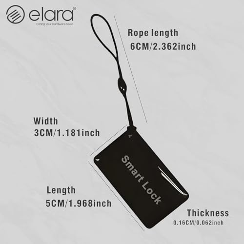 Image of Elara Smart Lock RFID Card Black Pack of 1