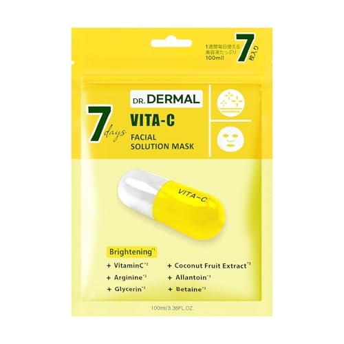 DR.DERMAL 7DAYS FACIAL SOLUTION MASK 7 (VITA-C)