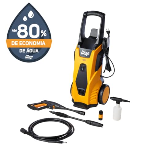 WAP Lavadora de Alta Pressão LÍDER 2200, 360L/h, com Jato em Leque e Concentrado, 1800psi 1750W 127V