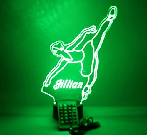 Lámpara de mesa personalizada LED multicolor con control remoto miniatura 6