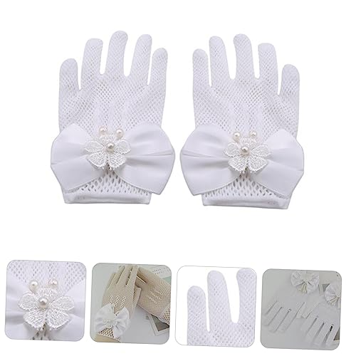 1pair Boys and Girls Lace Gloves and up Gloves for Girls Skeleton for Boys and Stocking Stuffers Party for and Wedding Flower Stage Performance Photography Props4