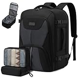 LOVEVOOK Travel Backpack,Expandable 50L Extra Large Travel Backpack for Men & Women,Carry on Backpack for Airplanes with 2 Packing Cubes, TSA Personal Item Travel Bag fits 18 inch Laptop