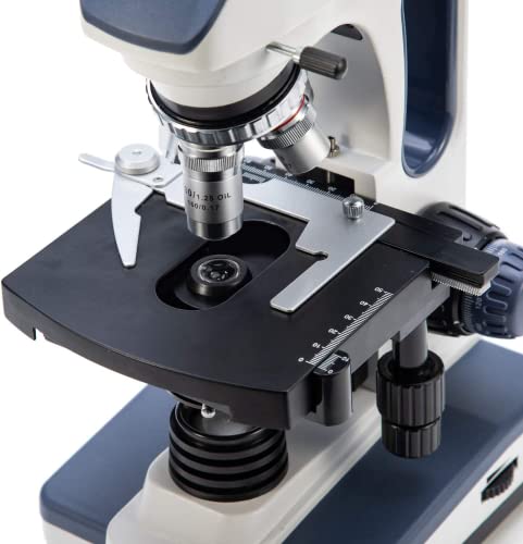 Image of Swift SW350B 40X-2500X Boiling Pot Head, Research Quality Trinocular Compound Lab Microscope with 10X and 25X Wide Field Eyepieces