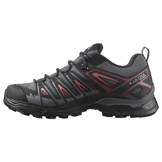 Salomon X Ultra Pioneer Gore-Tex Zapatillas Impermeables de Senderismo para Actividades al Aire Libre para Mujer, Cualquier clima, Sujeción del pie segura, Estabilidad y amortiguación, Magnet, 42 2/3