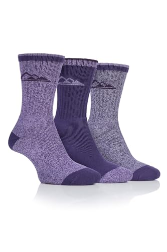 HEAT HOLDERS Women's Marl Boot Sock Charcoal/Cerise/Women's 5-9