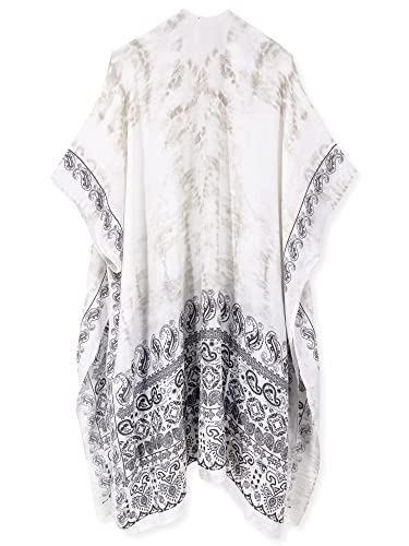 Image of Spicy Sandia Kimonos for Women Floral Beach Cover Up Loose Swimsuit Bathing Suit Coverup Cardigan for Summer Swimwear