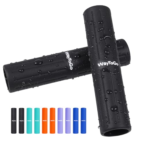 WayToGo Kayak Paddle Grips, Non-Slip Paddle Grips for Kayaking, Soft Silicone Wraps Blister...