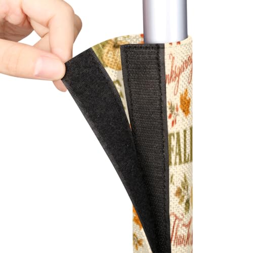Image of Autumn Refrigerator Door Handle Covers Set of 2 Fridge Door Handle Decor
