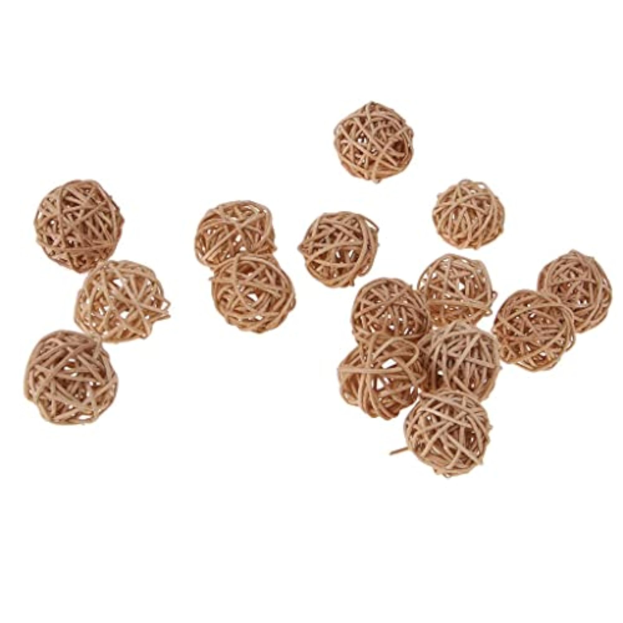 15 Pieces Multicolor Wicker Rattan Ball Wedding Decor