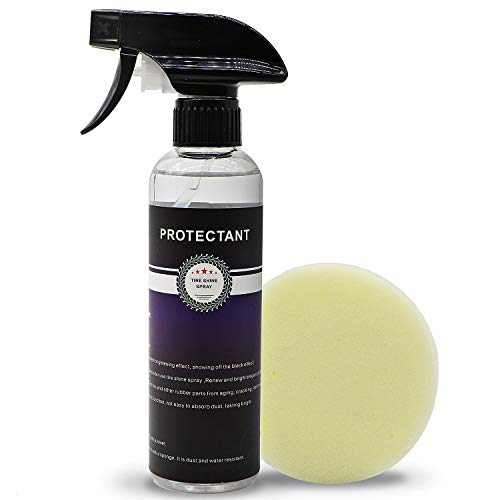 Quwei Tire Shine Spray Tire Dressing Spray for Slick Finish Tire