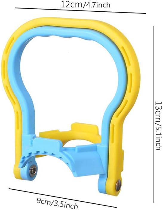 2 Pack 5 Gallon Water Bottle Holder Purified Drinking Water Jug Caps Carrier Lift Labor Energy Saving Ergonomic Grip Handle Carrier Non-Slip Holder Lifter Heavy Duty Clip - Image 5