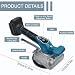 Akku Fliesenrüttler Kompatibel mit Makita Akku 18V, Akku Fliesen Vibrationsgerät mit 5 Gänge Einstellbare Geschwindigkeit, 100kg Adsorption für 30-200cm Fliesen,für Boden, Wandfliesen, Glas(Ohne Akku)
